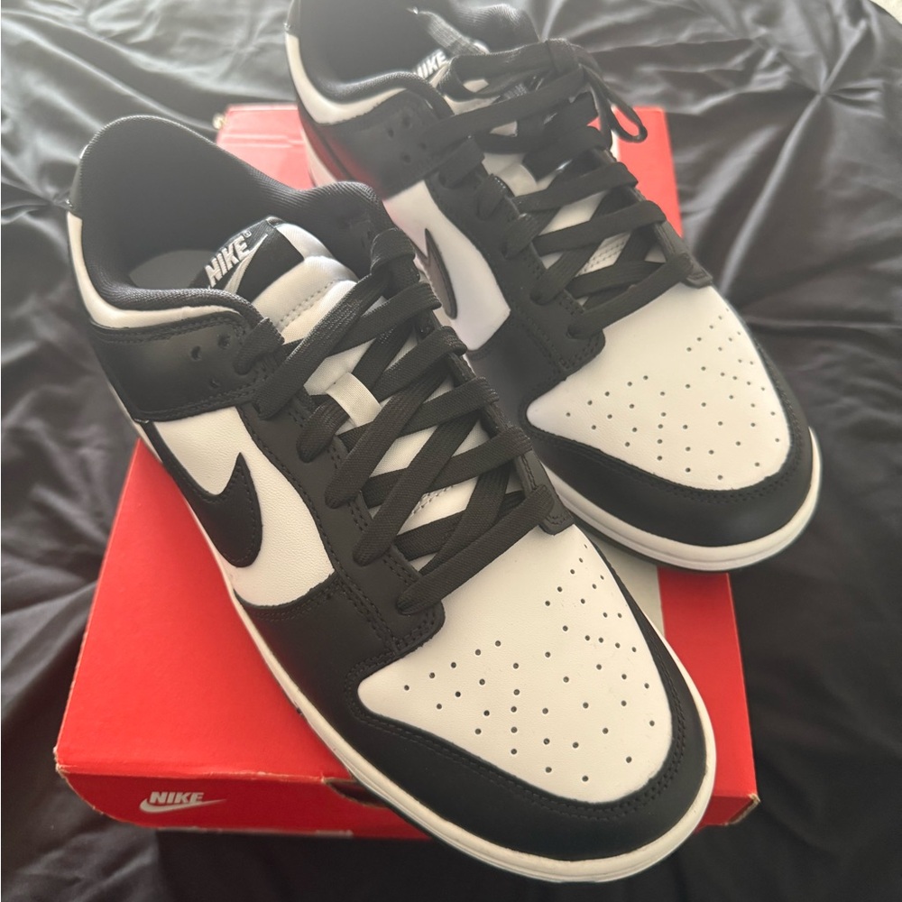 Nike Black and White Sneakers Classic Dunk